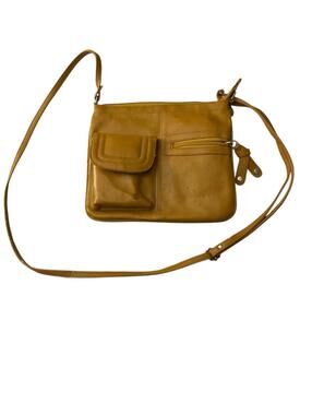 Unbranded Genuine Leather Crossbody Bag – Tan Brown Classic and versatile